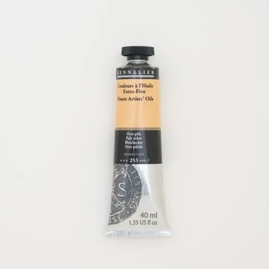 Sennelier Artists' Oil Color, 40mL 253 Pale Ochre S1 {1}