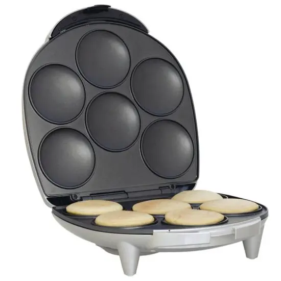Brentwood Silver 6-Piece Nonstick Arepa Maker {7}