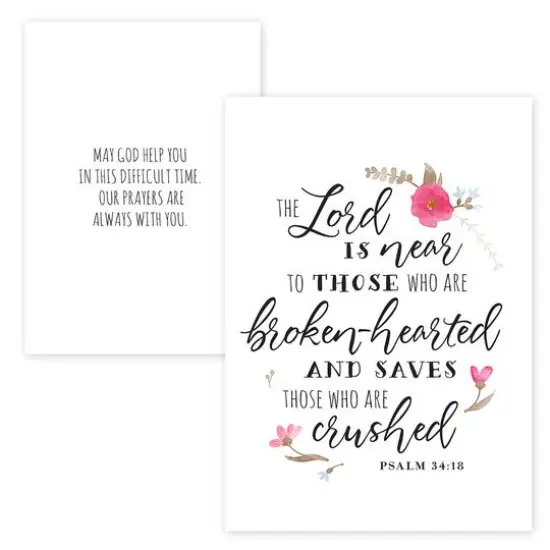 Hortense B. Hewitt Co. Floral Typography Sympathy Cards {5}