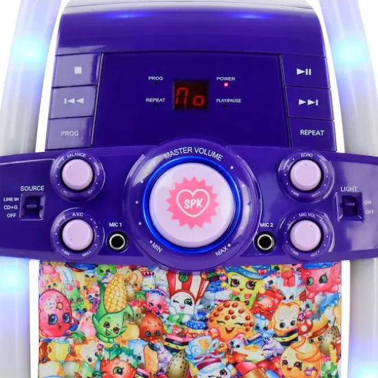 Shopkins Flashing Light Karaoke Machine {3}