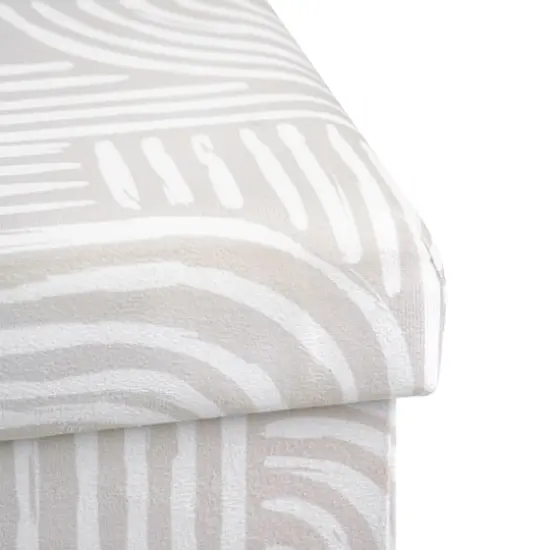 American Art Decor Concealed Cache Padded Foldable Storage Stool - 2.75" x 30" {5}