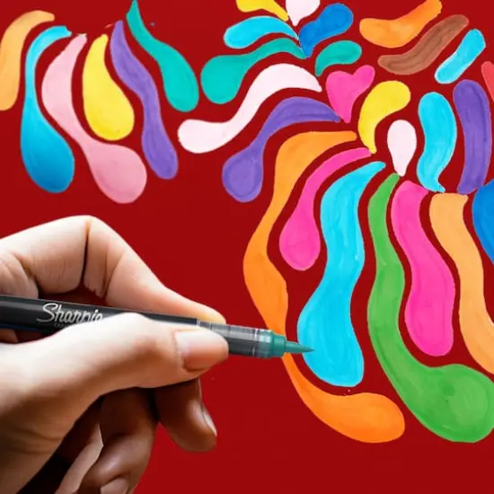 Sharpie&reg; 12 Color Brush Tip Creative Markers {4}