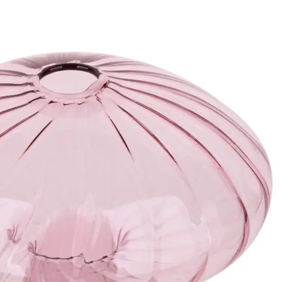 4.5" Glass Mushroom Decorative Container by Ashland&reg; Pink {5}