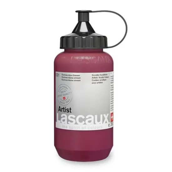 Lascaux Artist Acrylic Paint, 390mL 131 Quinacridone Crimson {1}