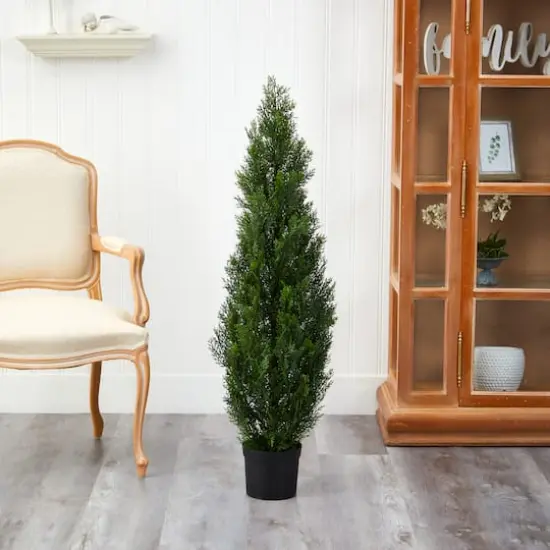 4ft. Potted Cedar Pine Tree {5}