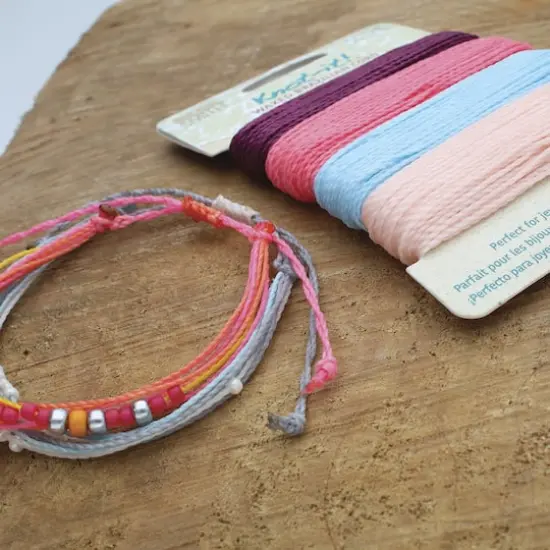 Beadsmith&reg; Knot-it!&trade; Waxed Brazilian Cord Youthful Expressions {6}