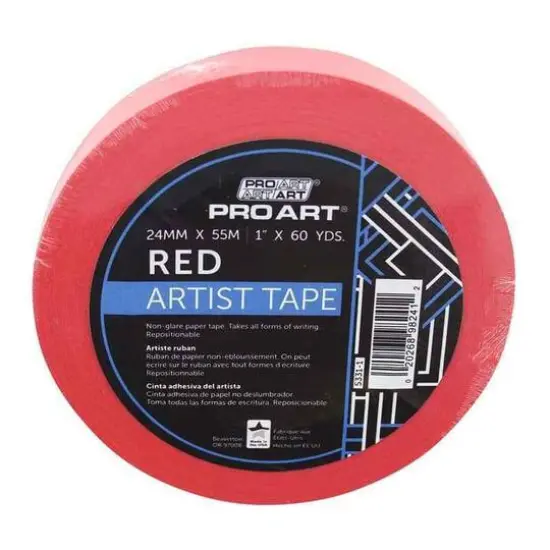 Pro Art&reg; Artist Tape, 1" x 60yd. Orange {2}