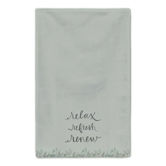 Relax Refresh Renew Tea Towel Set Green {5}