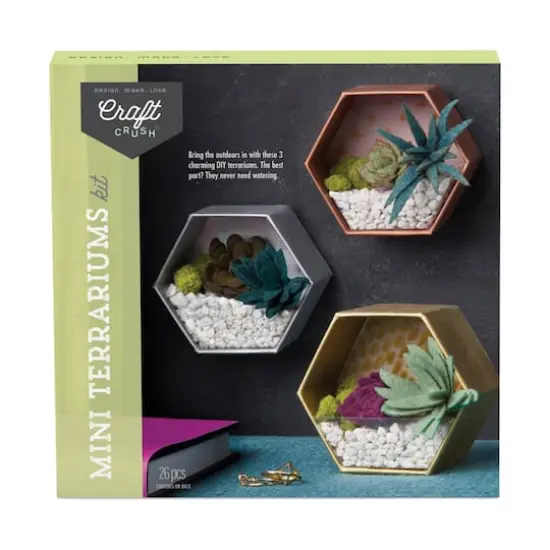 Craft Crush - Mini Terrariums Kit {1}