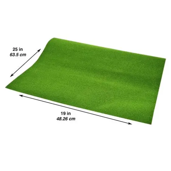 JTT Scenery Products Dark Green Z Scale Grass Mat, 19" x 25" {4}