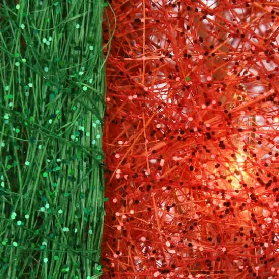 Red & Green with Snow Gift Box Set with Clear Lights {4}