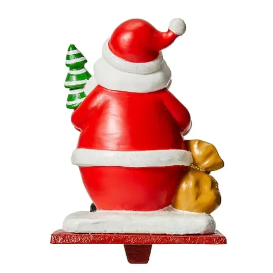 Glitzhome&reg; 7" Santa, Snowman & Penguin Stocking Holder Set {8}