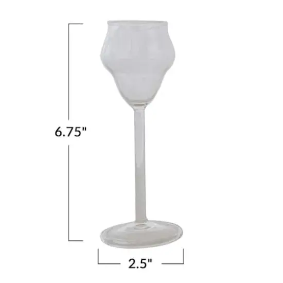 Hello Honey&reg; 2.5oz. Clear Modern Stemmed Sambuca Glass {1}