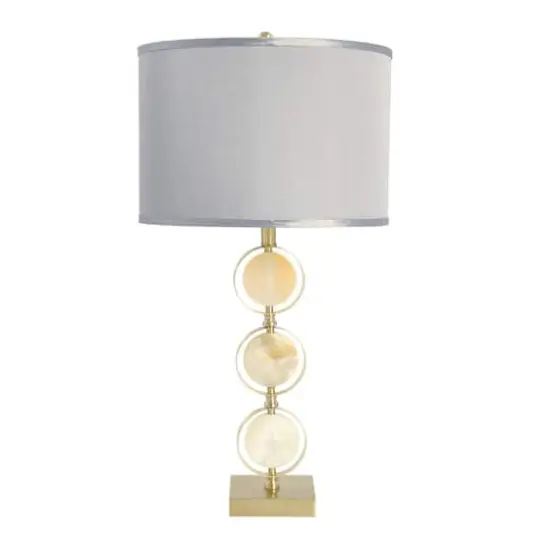 Hello Honey&reg; 30" Marble & Metal Table Lamp {1}