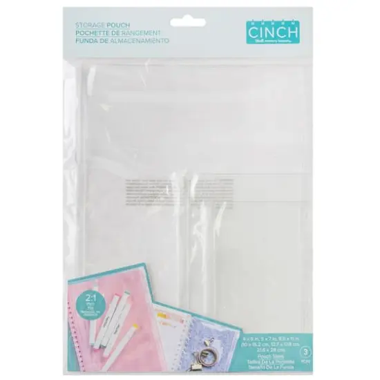 We R Memory Keepers&reg; Cinch Storage Pouch, 3ct. {1}