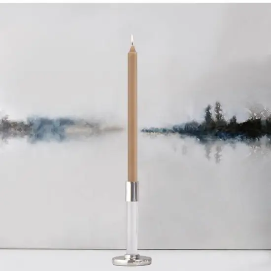 Root Candles Arista&trade; 12" Smooth Taper Candles, 12ct. Taupe {4}