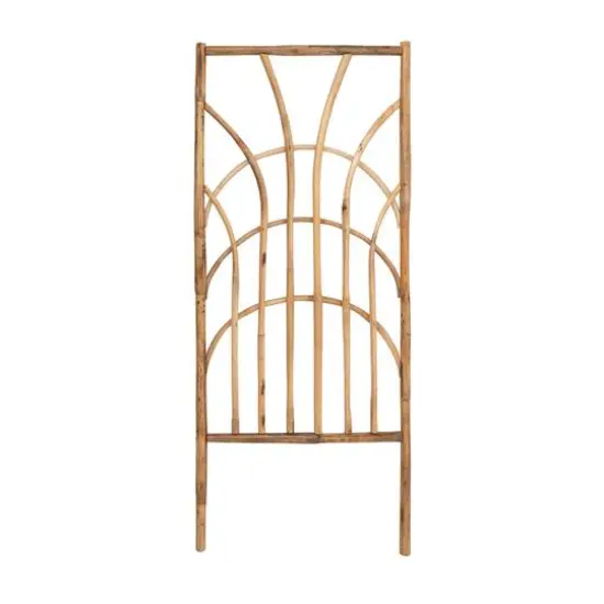 Hello Honey&reg; 39" Natural Handmade Rattan Trellis {1}