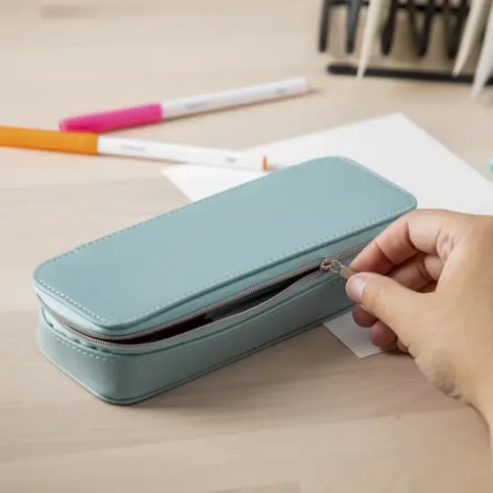 Zipper Pencil Pouch by Artist's Loft&trade; Mint {6}