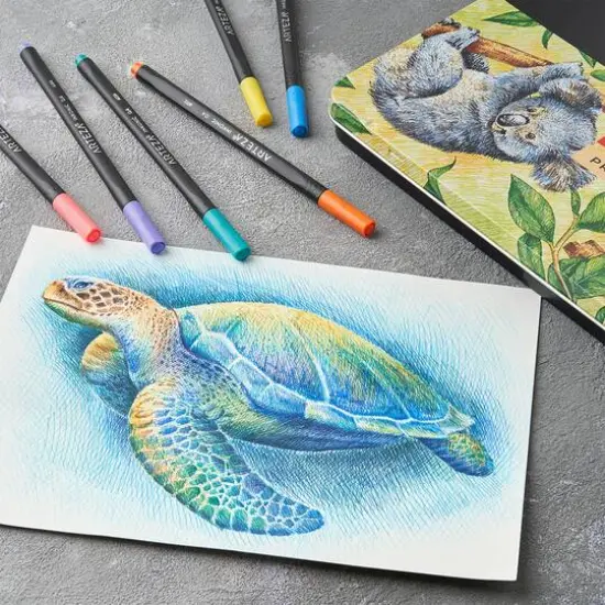 Arteza&reg; Inkonic&reg; 48 Color Fineliner Pen Set {6}