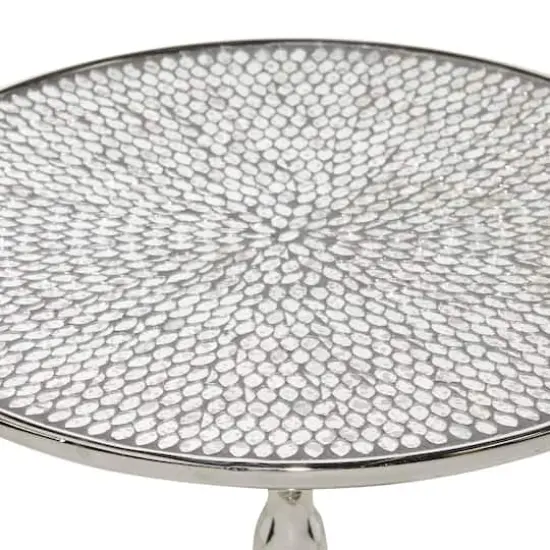 16" Silver Glam Coffee Table {5}