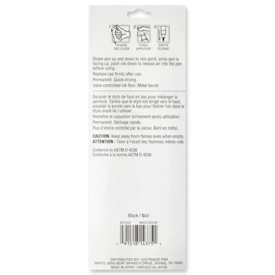 Premium Oil-Based Paint Pens by Craft Smart&reg; Black {4}