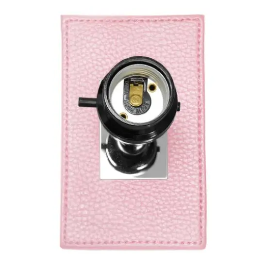 Lalia Home Lexington 21" Leather Home D&eacute;cor Table Lamp Pink {9}