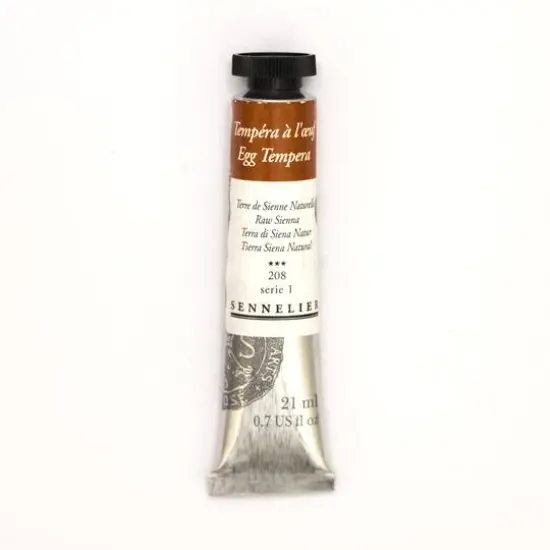 Sennelier Egg Tempera Tube, 21mL Raw Sienna S1 {1}