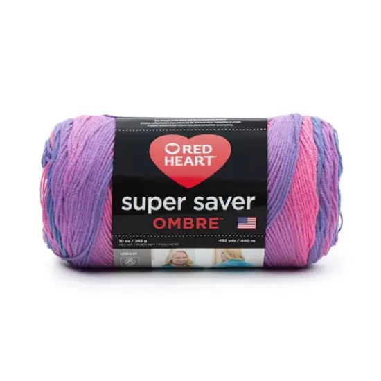 Red Heart&reg; Super Saver Ombre&trade; Yarn Sweet Treat {1}