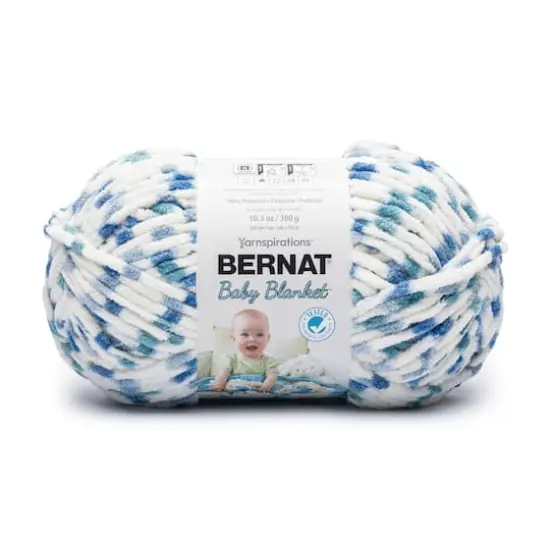 4 Pack Bernat&reg; Baby Blanket&trade; YarnBlueberry Dot {1}
