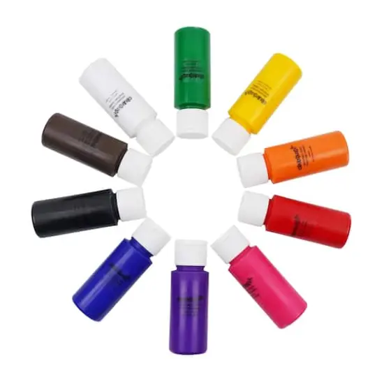 Primary Colors Washable Paint Set by Creatology&trade; {7}