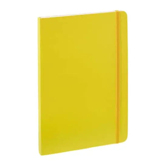 Fabrian® EcoQua Plus A5 Lined Stitch-Bound Notebook Yellow {4}