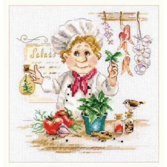 Alisa ChefCross Stitch Kit {1}