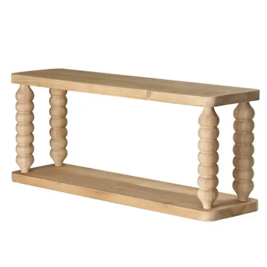 American Art Decor Galleon Wall Shelf, Brown - 22" x 9" {1}