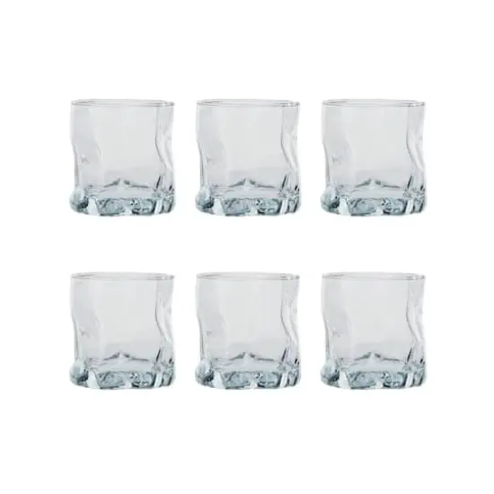 Hello Honey&reg; Clear Round Organic Lowball Glasses, 6ct. {1}