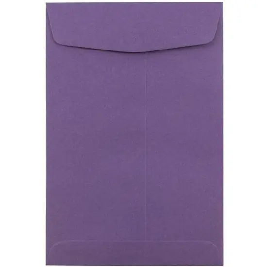 JAM Paper 6" x 9" Dark Purple Open End Catalog Premium Envelopes {1}
