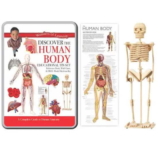 Wonders of Learning Discover the Human Body Educational Tin Set {3}