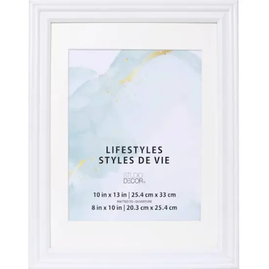Lifestyles&trade; White Frame With Mat by Studio D&eacute;cor&reg; {1}
