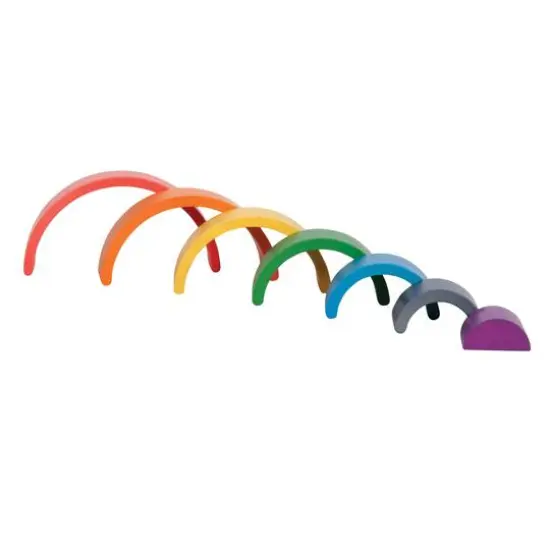 TickiT&reg; Wooden Rainbow Architect Arches {7}