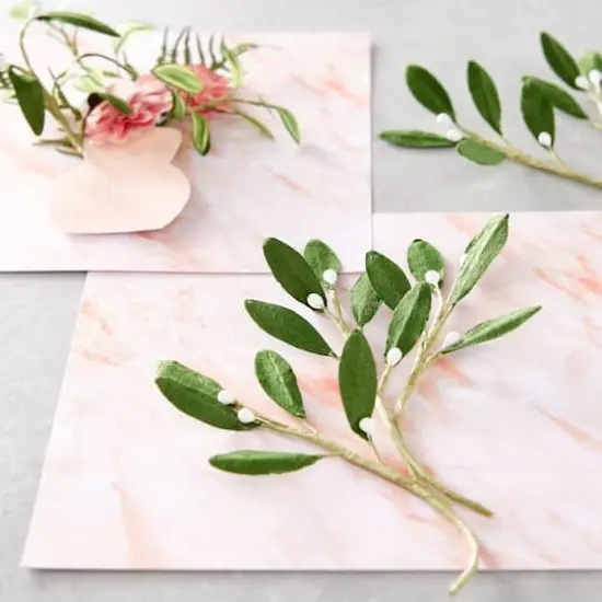 Paper Boxwood Leaf Embellishments by Recollections&trade; {3}