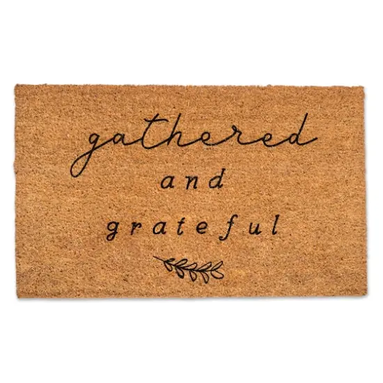Gathered And Grateful 30" x 18" Door Mat {1}