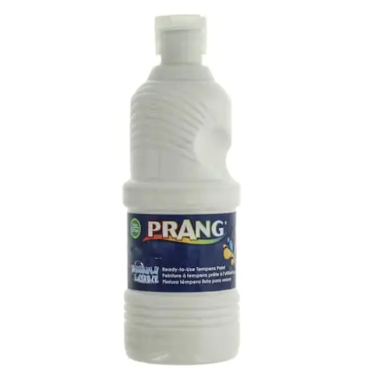 Prang&reg; Washable Ready-to-Use Tempera Paint, 16oz. White {1}