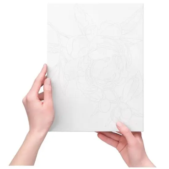 Arteza&reg; Floral Paint by Numbers Kit {6}