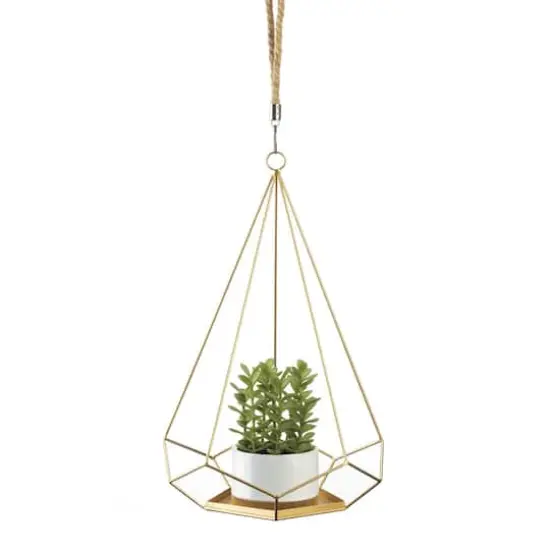 16" Prism Hanging Plant Holder {3}