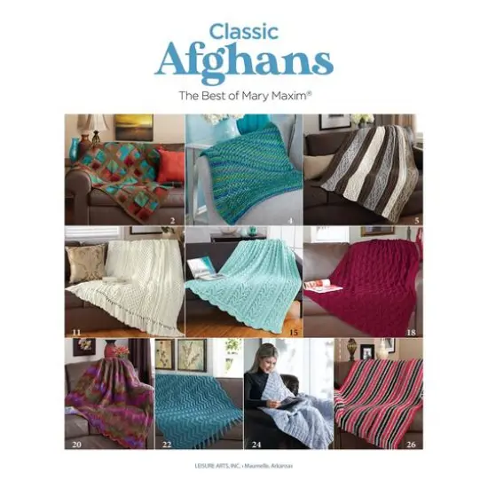 Leisure Arts&reg; Classic Afghans Book {4}