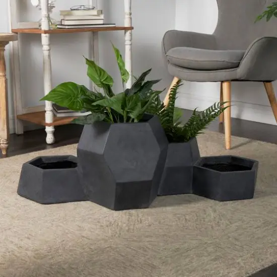 36" Dark Gray Planter {9}