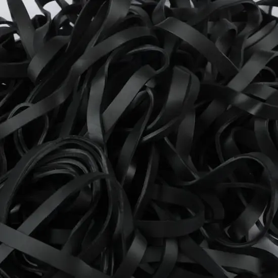 JAM Paper Size 64 Black Rubber Bands, 100ct. {3}