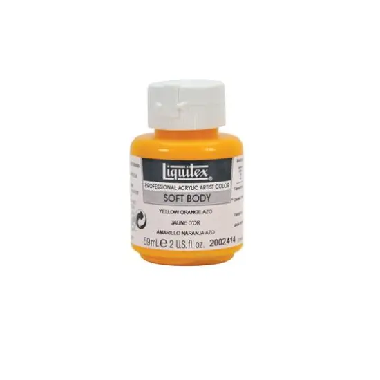 Liquitex&reg; Professional Soft Body Acrylic Jar, 2oz. Yellow Orange Azo {1}