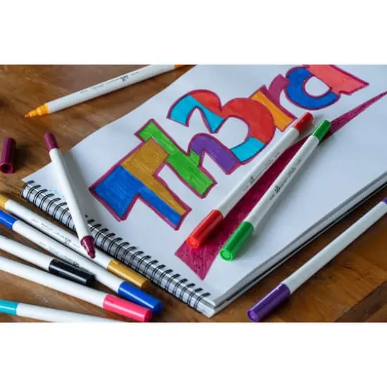 Hello, Artist!&trade; 10-Color Dual-Tip Dot Markers Set {6}