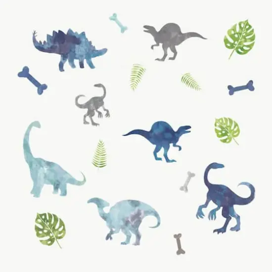 RoomMates Watercolor Dinosaur Peel & Stick Wall Decals {1}
