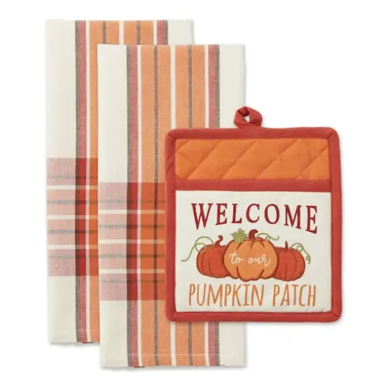 Pumpkin Patch Potholder Gift Set {1}